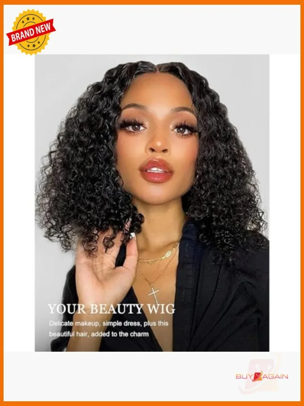 6x6 Wear and Go Glueless Lace Front Wig Human Hair 210% Density Deep Curly Bob